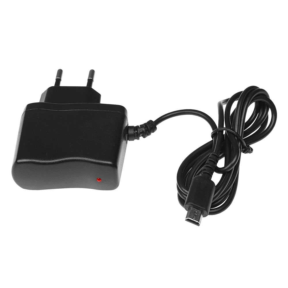 Cargador de Red 220V compatible con DS Lite NDSL DSL Negro Adaptador Toma Corriente Alimentador Casa Muro AC Charger