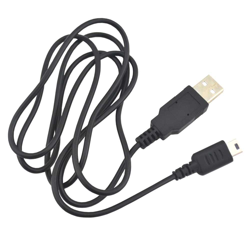 Cable de Carga Transferencia Datos USB Compatible con Consolas Nintendo DS Lite DSL DSLite NDSL Alimentación Cargador