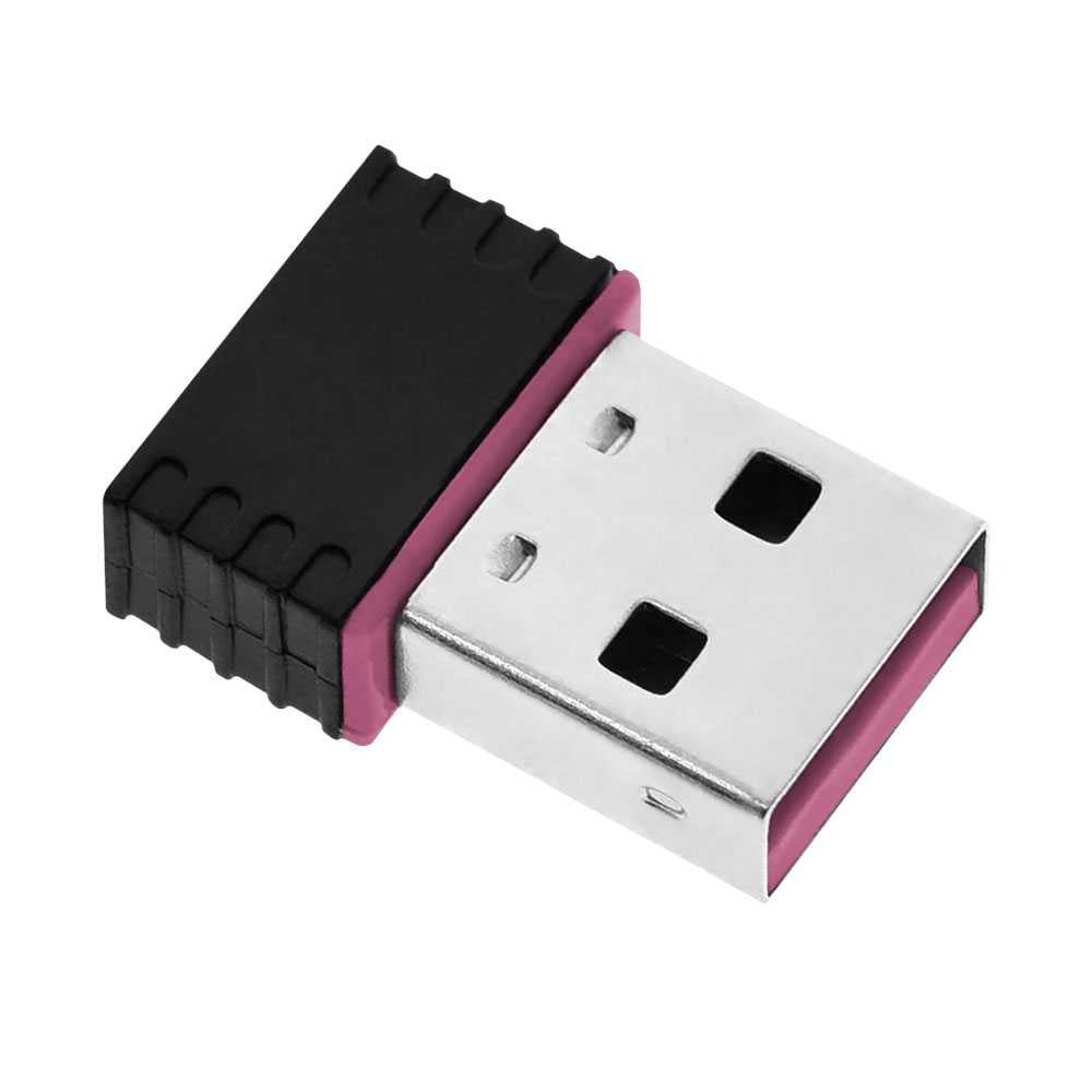 Adaptador de Red Inalámbrico USB Tarjeta Inalámbrica WiFi Receptor LAN 100Mbps Antena Externa 2.4GHz PC Portátil