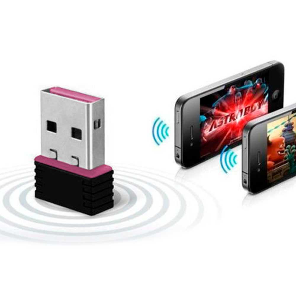 Adaptador de Red Inalámbrico USB Tarjeta Inalámbrica WiFi Receptor LAN 100Mbps Antena Externa 2.4GHz PC Portátil