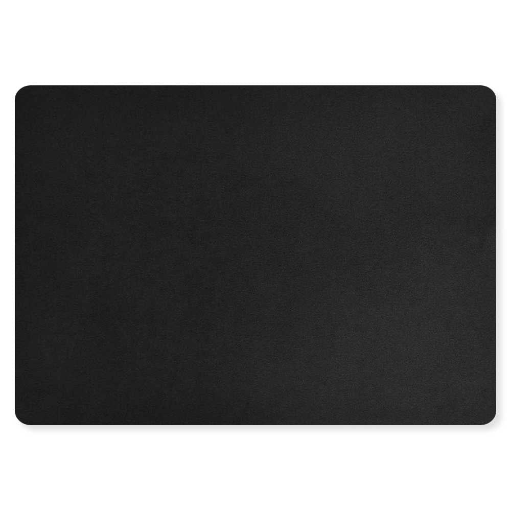 Alfombrilla de Ratón Tela Rectangular 22 x 18 cm Negra Compatible con Ratones Láser y Ópticos Ordenador PC Portatil