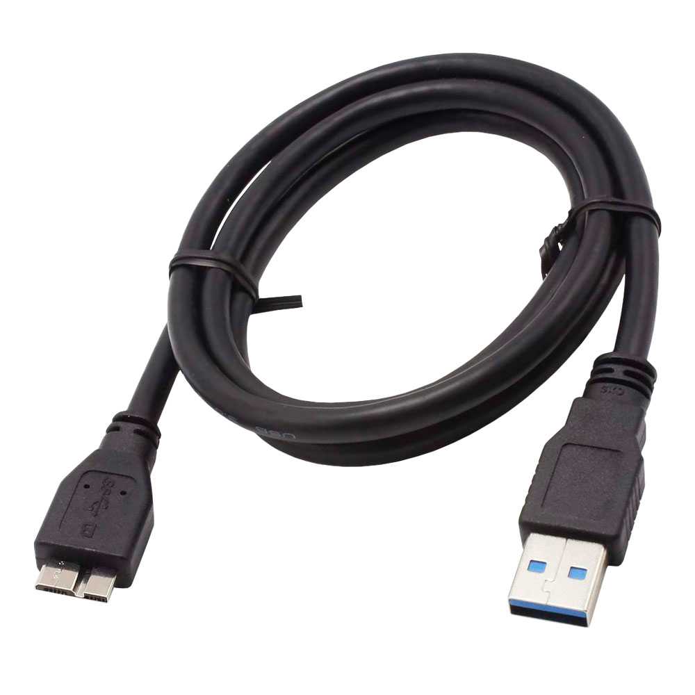 Cable de USB Tipo A Micro B 3.0 Alta Velocidad Carga Rápida y Datos Super Speed 4,8 Gbit/s Negro para Samsung Galaxy S5