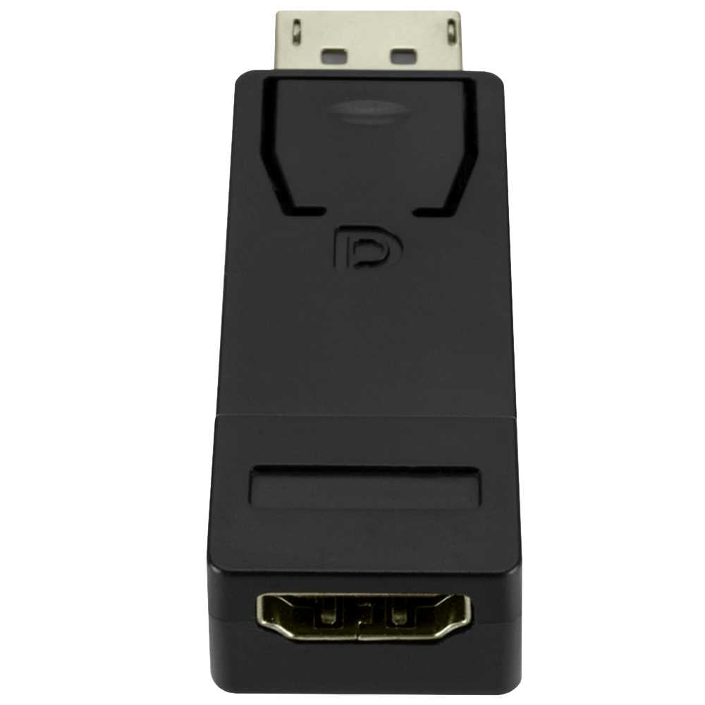 Adaptador de DP a HDTV M/H Negro DisplayPort Display Port Video Audio Full HD 1080p para PC TV Monitor Proyector