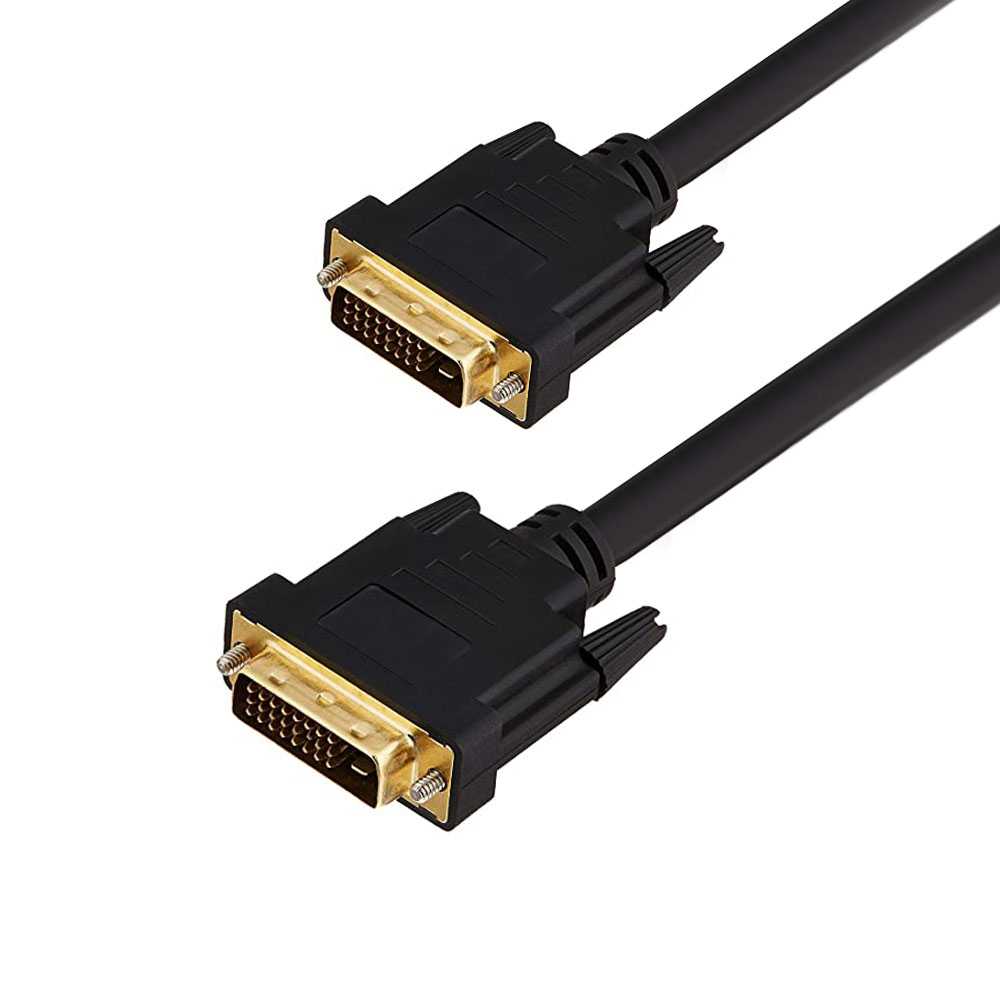 Cable Conector DVI a DVI Doble Macho M-M para Pantalla Ordenador de Mesa Portátil Monitor Proyector