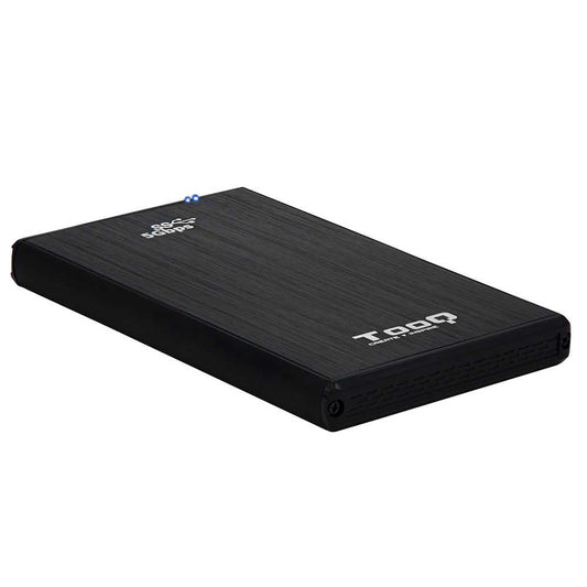 Tooq TQE-2522B Caja Externa USB 3.0 Ligera para Disco Duro SATA de 2.5 Pulgadas Negra Carcasa Discos Duros HDD/SSD