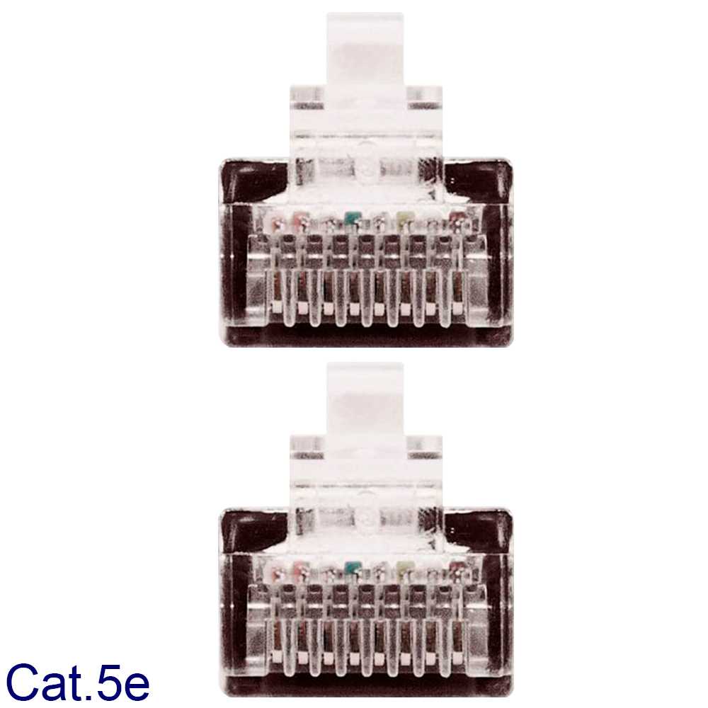 NANOCABLE Cable de Red RJ45 LAN Local Area Network para PC Ordenador Portátil PS3 PS4 Negro 10.20.0100-BK 0.5m Cat.5e
