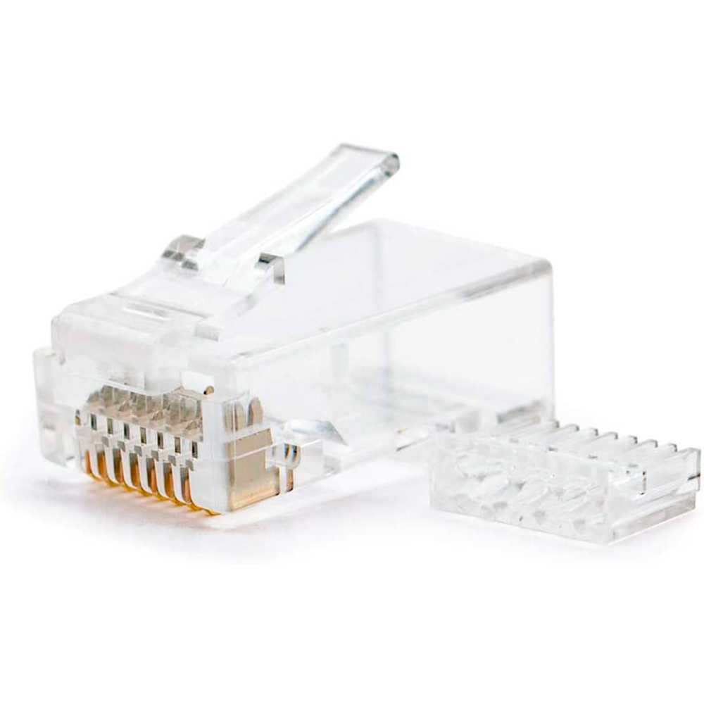 Nanocable 10.21.0201 Bolsa de 10 Conectores Cat.6 para Cable de Red RJ45 Transparente UTP Conector Clavija Clavijas LAN