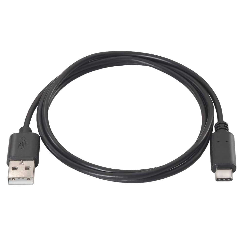 Nanocable 10.01.2102 Cable Carga 3A+Datos de USB 2.0 a Tipo C M/M Negro para Teléfonos Celulares Smartphones Tablets