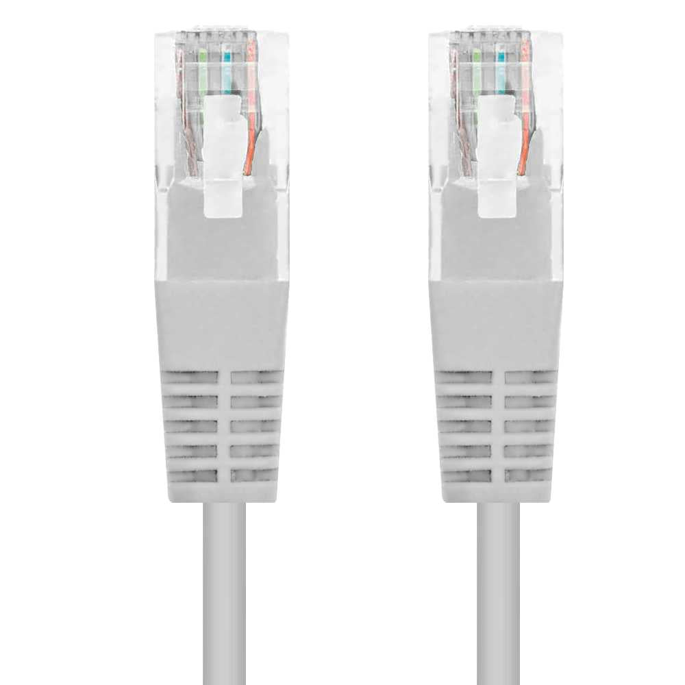 Nanocable 10.20.0400-L30 30cm Cat.6 Gris Cable de Red RJ45 M/M para PC Ordenador Portatil Consolas TV Routers Redes Internet Impresoras Latiguillo LAN 8P8C Local Area Network