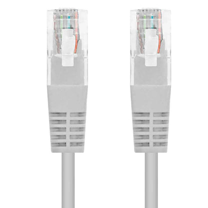 Nanocable 10.20.0400-L30 30cm Cat.6 Gris Cable de Red RJ45 M/M para PC Ordenador Portatil Consolas TV Routers Redes Internet Impresoras Latiguillo LAN 8P8C Local Area Network