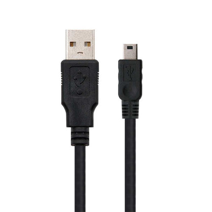 Nanocable 10.01.0402 1.8m Cable USB 2.0 Tipo A a Mini B Doble Macho para Ordenadores Portatiles PC Camaras Digitales