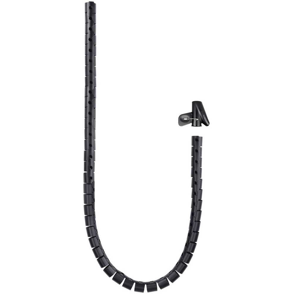 Nanocable Tubo Organizador de Cables Universal 25mm x 1m, Flexible, Color Negro