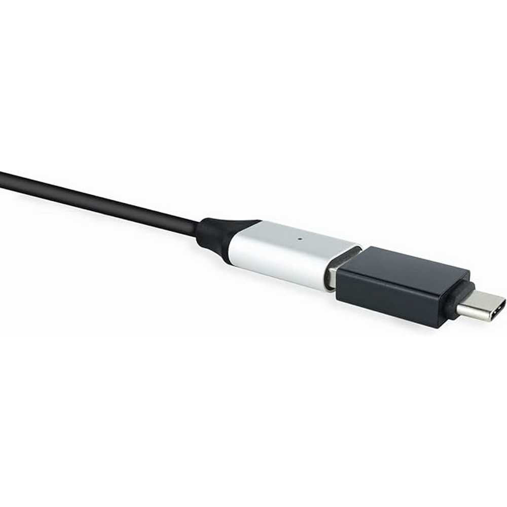 Nanocable Adaptador USB-C a USB 3.1, USB-C/M-USB-A/H, Aluminio, Negro