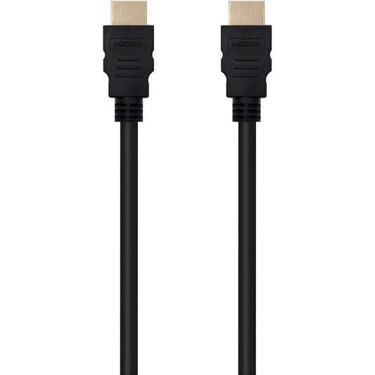 Nanocable 10.15.3801-L150 - Câble HDMI V2.0 4K@60Hz 18Gbps A/M-A/M, 1,5 M, Couleur Noir