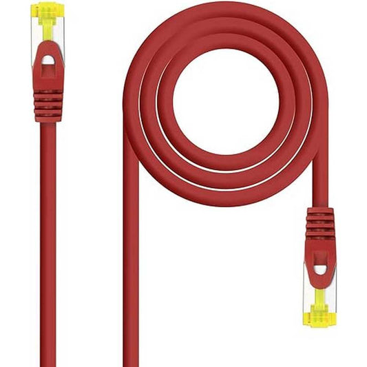 Nanocable Cable de Red Ethernet RJ45 LSZH Cat.6A SFTP, AWG26, Rojo, latiguillo de 2.0mts