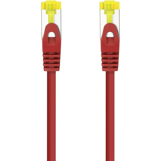 Nanocable Cable de Red Ethernet RJ45 LSZH Cat.6A SFTP, AWG26, Rojo, latiguillo de 2.0mts