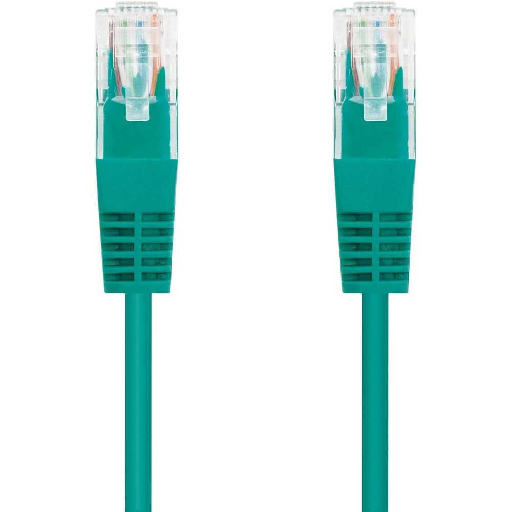 NanoCable 10.20.0102-GR - Cable de red Ethernet RJ45 Cat.5e UTP AWG24, verde, latiguillo de 2mts