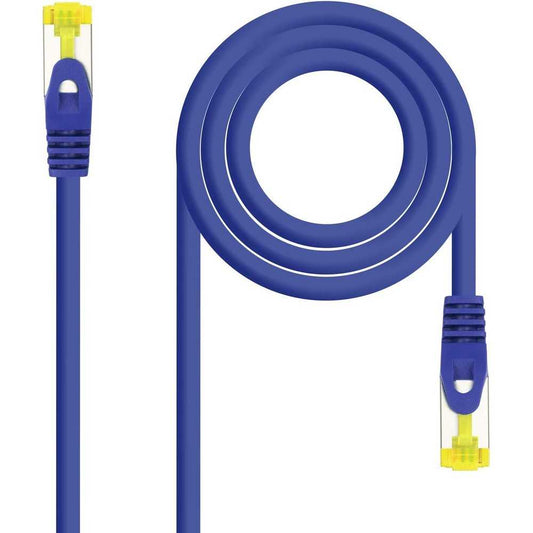 Cable de Red Ethernet RJ45 LSZH Cat.6A SFTP, AWG26, 100% Cobre, Libre de alogenos, Azul, latiguillo de