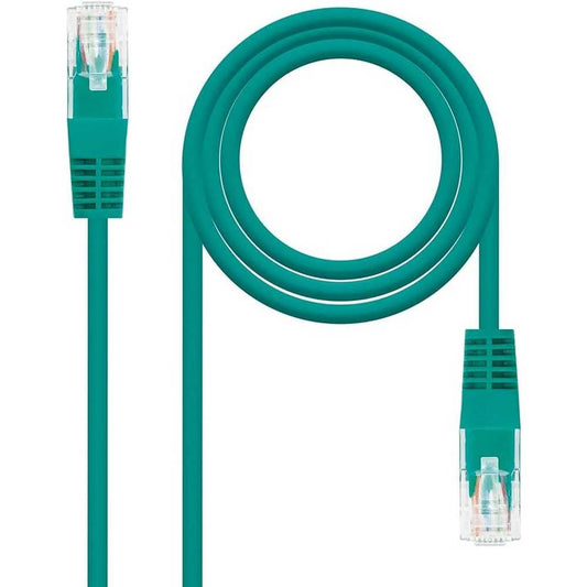 Nanocable Cable de Red Latiguillo CAT.6 UTP AWG24 Verde, 25 cm