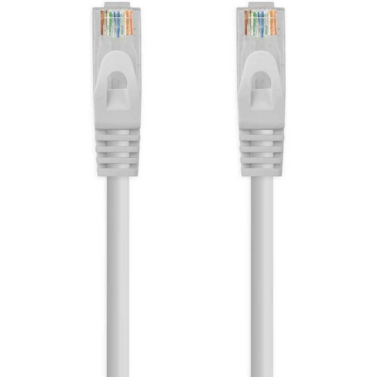 Cable de Red Ethernet RJ45 CAT.6 UTP AWG24, 7 Metros de Cable Ethernet, color Gris
