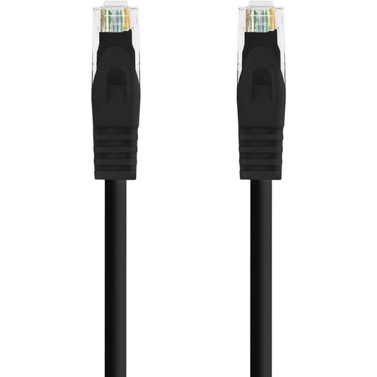 Cable de Red Ethernet RJ45 LSZH Cat.6A UTP, AWG24, 100% Cobre, Libre de Halógenos, Negro, Latiguillo de