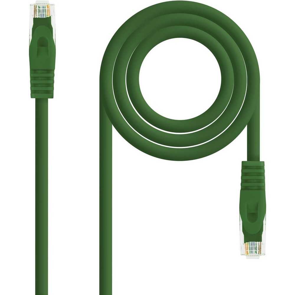 10.20.1803-GR - Cable de Red Ethernet RJ45 LSZH Cat.6A UTP, AWG24, 100% Cobre, Libre de alogenos, Verde, latiguillo de