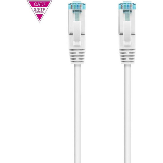 Cable de Red Ethernet Cat.7 LSZH SFTP PIMF AWG26 Blanco 2 M