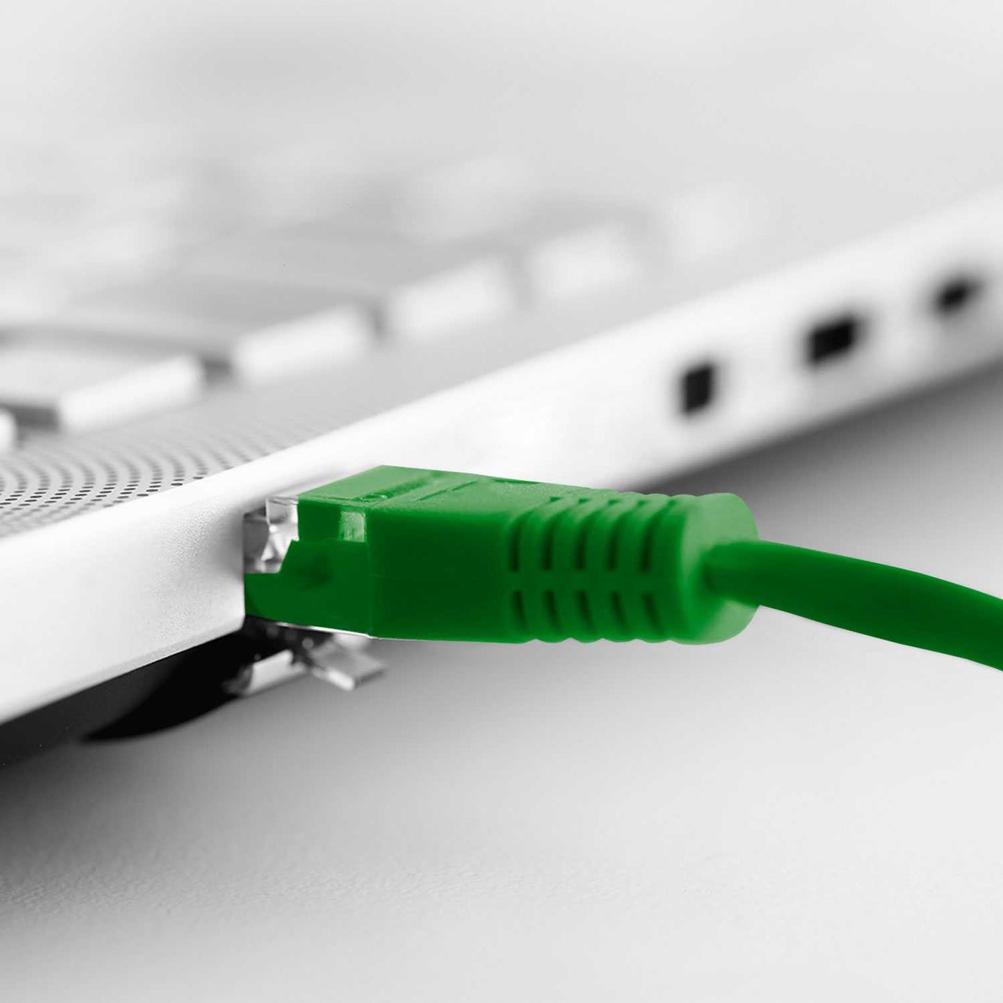 Cable Ethernet Cat.6 de 2m Cable de Red UTP AWG24 Verde 1Gbps 250MHz con Conector RJ45, Compatible con PC PS5 PS4