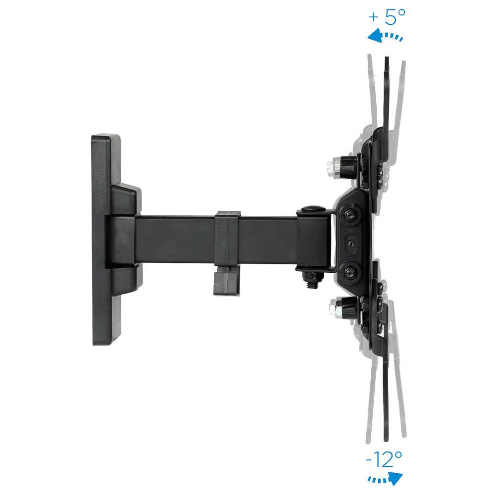 TooQ LP2042TNL-B Soporte Inclinable Giratorio de Pared para Monitor/TV/LED de 13 a 42 Pulgadas Inclinación Ajustable