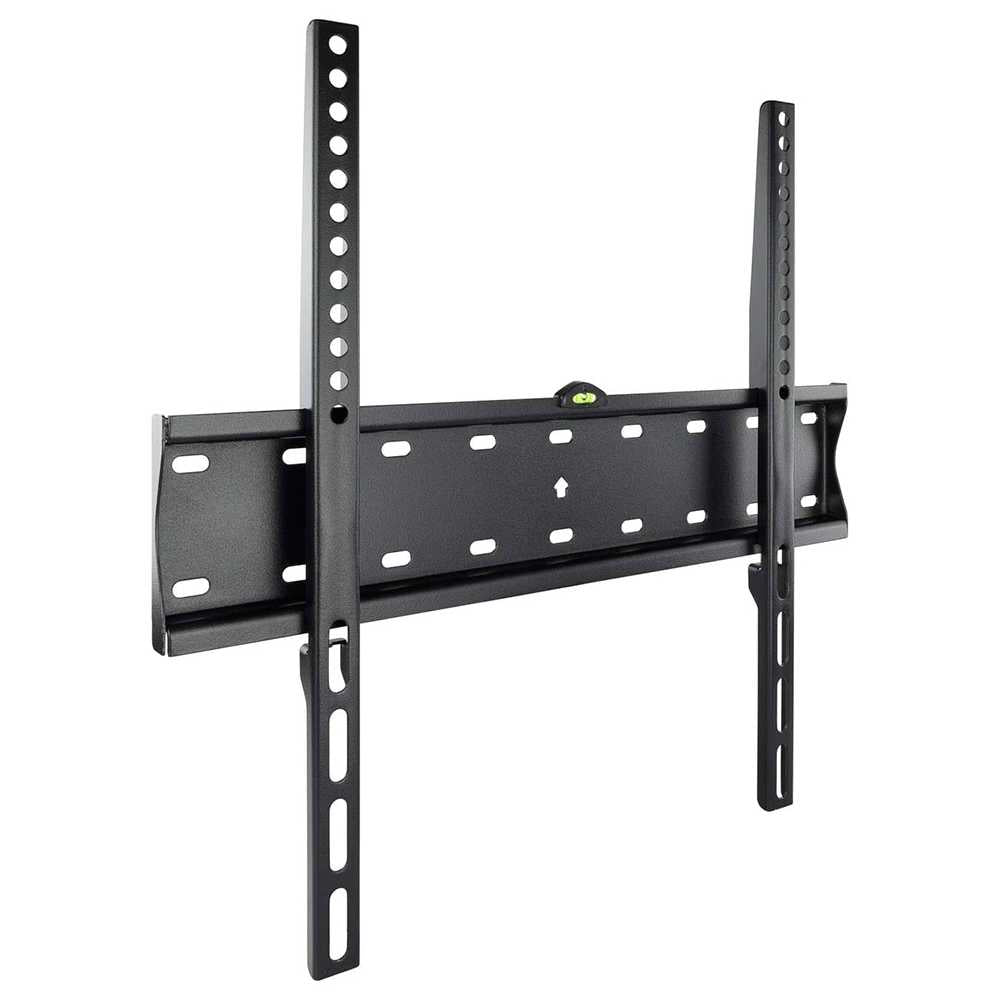 TooQ LP4155F-B Soporte Pared para Monitor TV Televisor Plano / Curvo de 32-55 Pulgadas Negro VESA 400 x 400mm Metálico