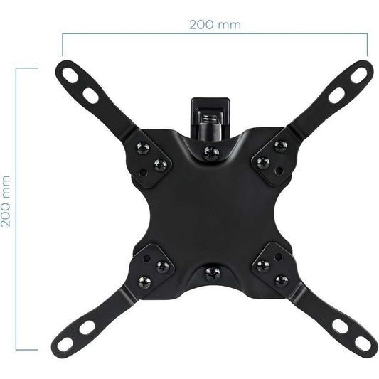 Soporte Inclinable y Giratorio de Pared para Monitor/TV/Led de 13' a 42' Metal Negro 20 kg