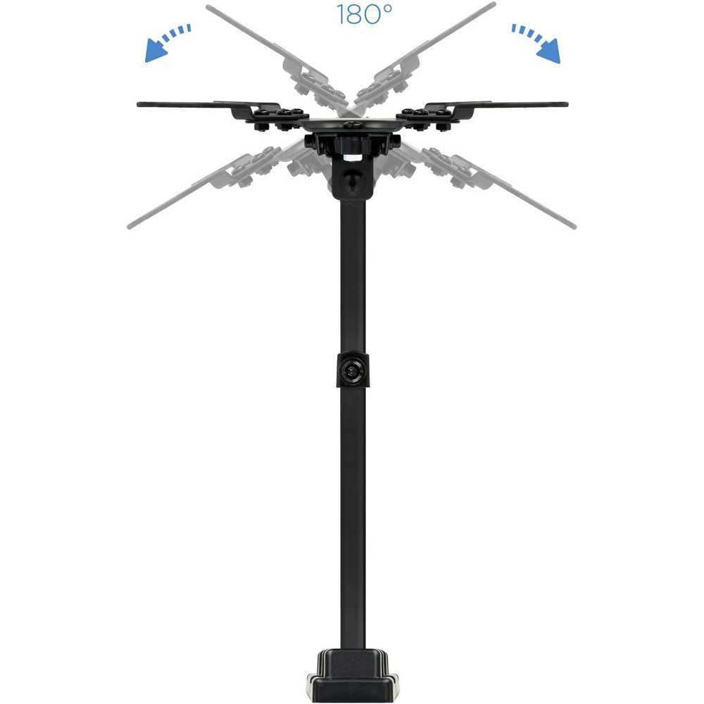 Soporte Inclinable y Giratorio de Pared para Monitor/TV/Led de 13' a 42' Metal Negro 20 kg