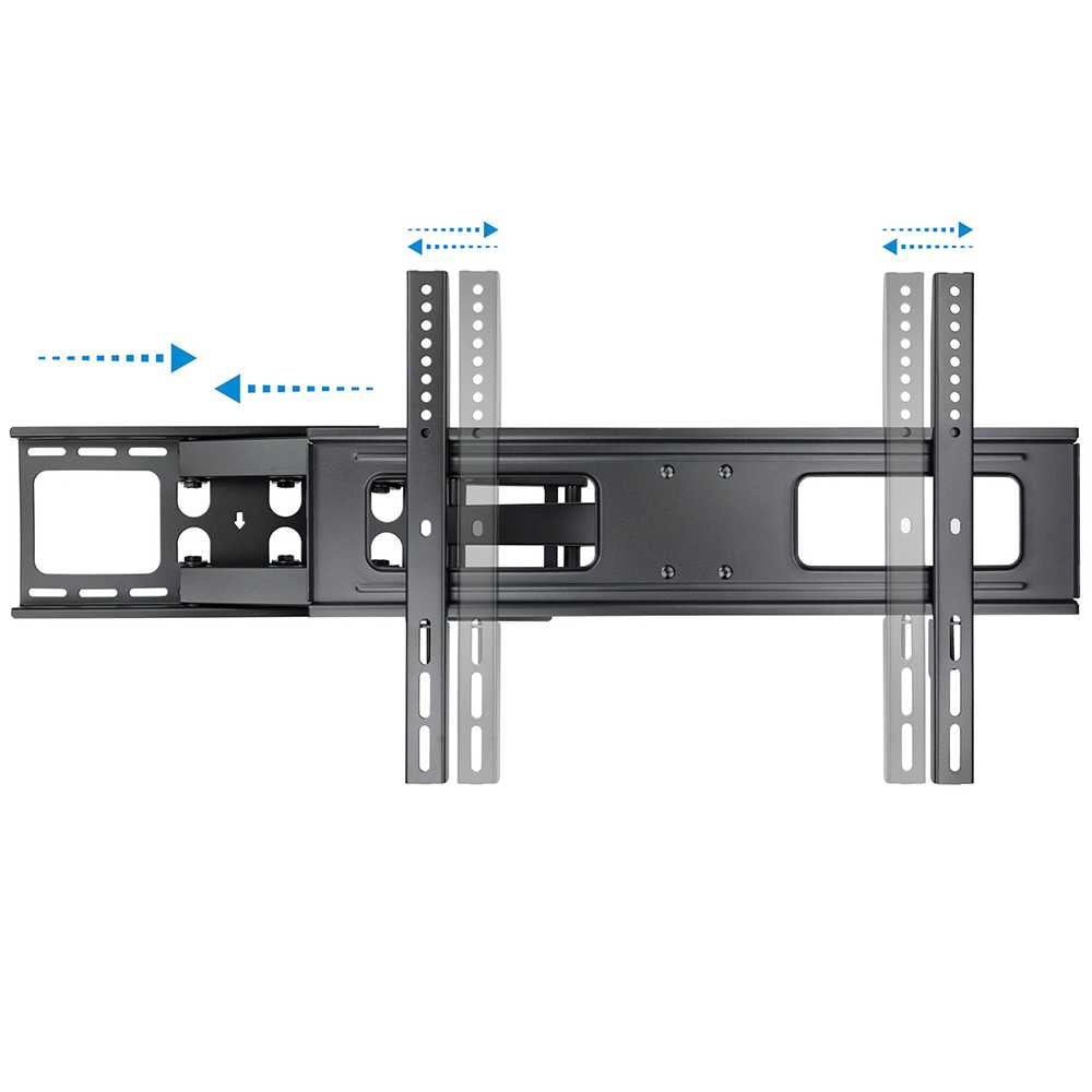 TooQ LP6270TN-B, Soporte Fijo de Pared (Inclinable y Giratorio) de 37 a 70in Negro