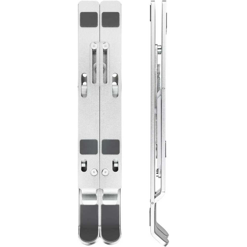 TOOQ Soporte Elevador para Portátiles, Tablets y Libros, Color Plata