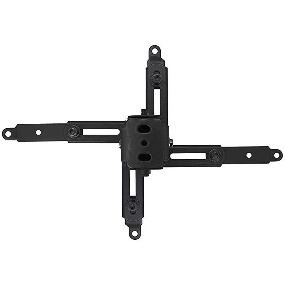 TooQ Soporte de Techo Regulable para Proyector (Hasta 20 kg de Peso)Color Negro