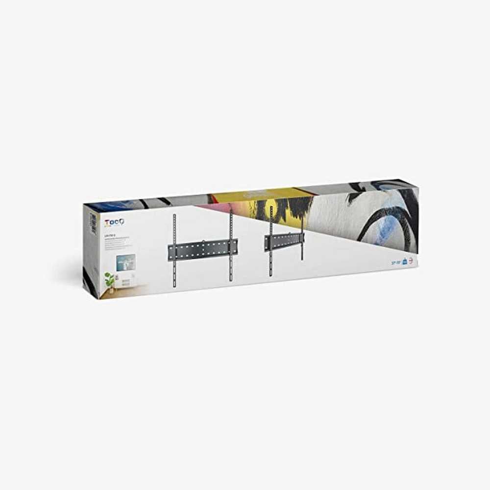 TooQ Soporte fijo de pared para monitor/TV/LED de 37' a 70',hasta 40kg,distancia a la pared 27mm