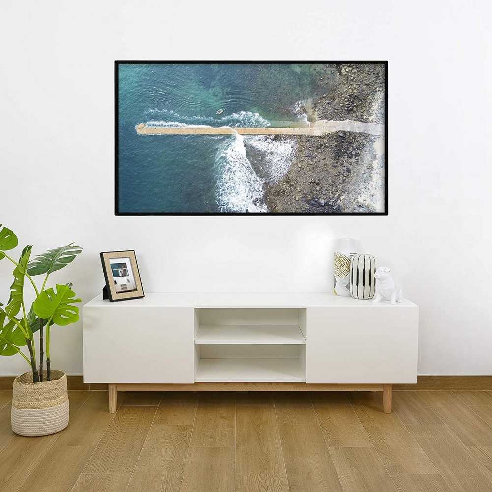 TooQ Soporte fijo de pared para monitor/TV/LED de 37' a 70',hasta 40kg,distancia a la pared 27mm