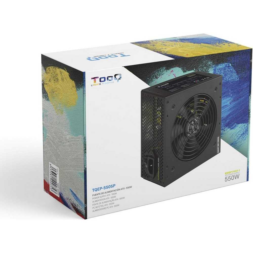 Fuente de Alimentación Ecopower II de 550W con PFC Pasivo, Ventilador silencioso de 120mm con control