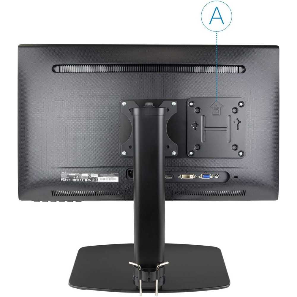 Soporte VESA Metálico para Mini PC/NUC/Barebone, Color Negro