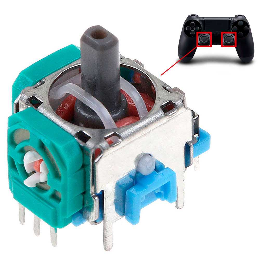 Joystick Palanca Modulo Sensor Analógico Eje Axis 3D Recambio Repuesto R3 L3 para Mando PS4 Slim Pro