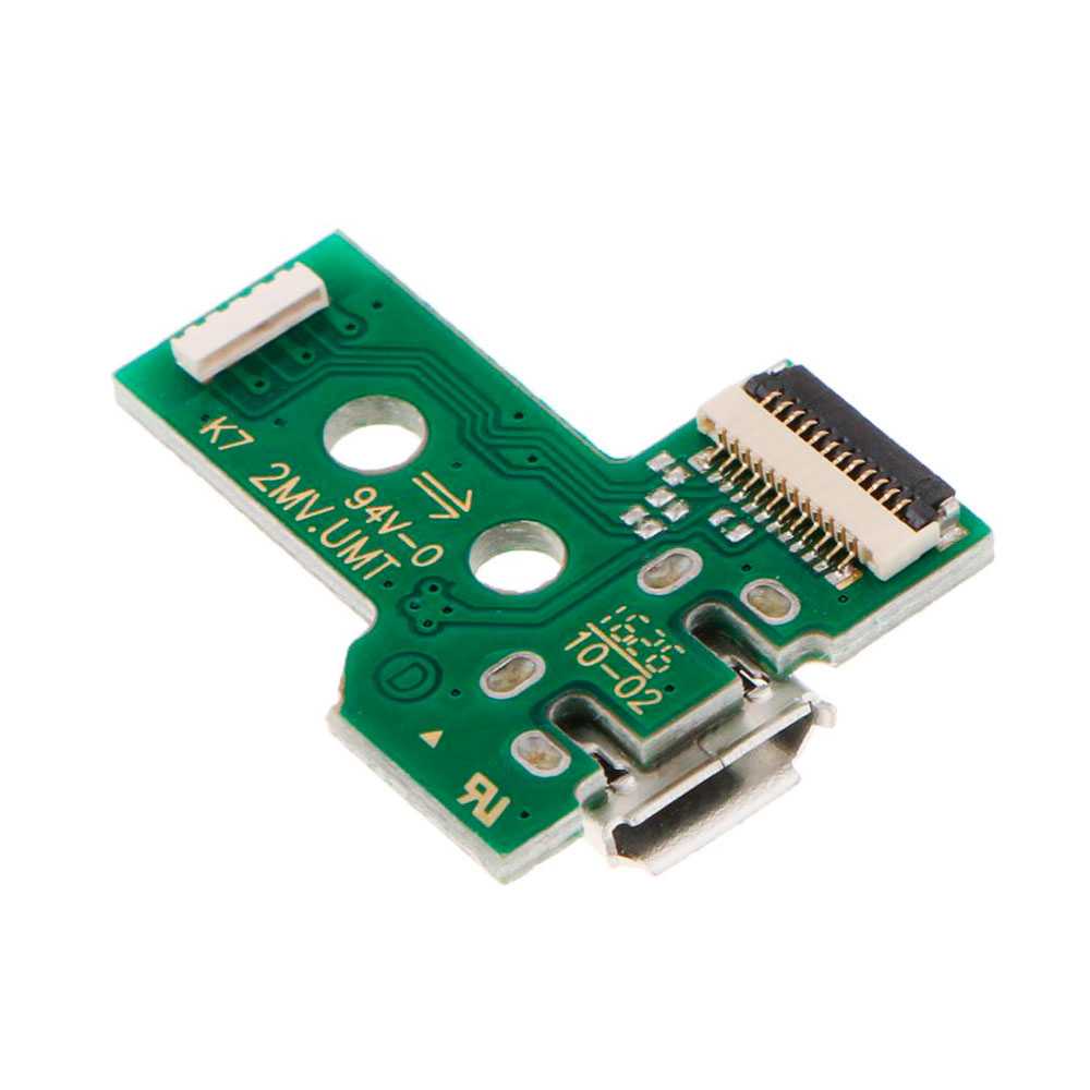 Placa Conector de Carga Puerto Micro USB para Mando PS4 JDS 030 DS Gamepad Board + Cable flex