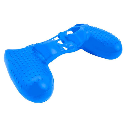 Funda de Silicona Compatible Con Mando PS4/Slim/PRO Azul Carcasa Cubierta Anti Caídas Golpes Goma Flexible Suave