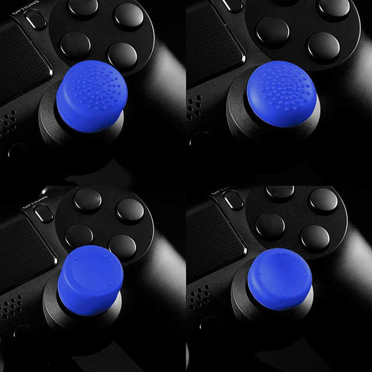8 Tapones para Pulgares Compatible con Joysticks Analógicos Mando PS5/PS4/Slim/PRO Azul Protectores de Silicona Goma L3 R3