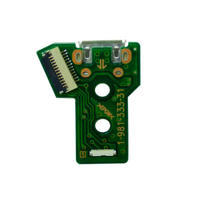 Placa de Carga Micro-USB para Mando Gamepad Compatible con PS4 JDS-040+Cable flex