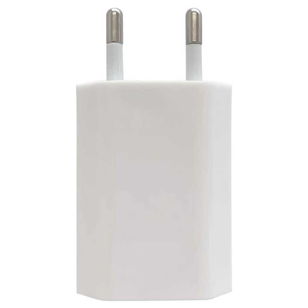 Aisens A110-0063 5V 1A Cargador de Red USB Transformador para Smartphones Tablet Carga Pared EU 2 Pin Adaptador Blanco