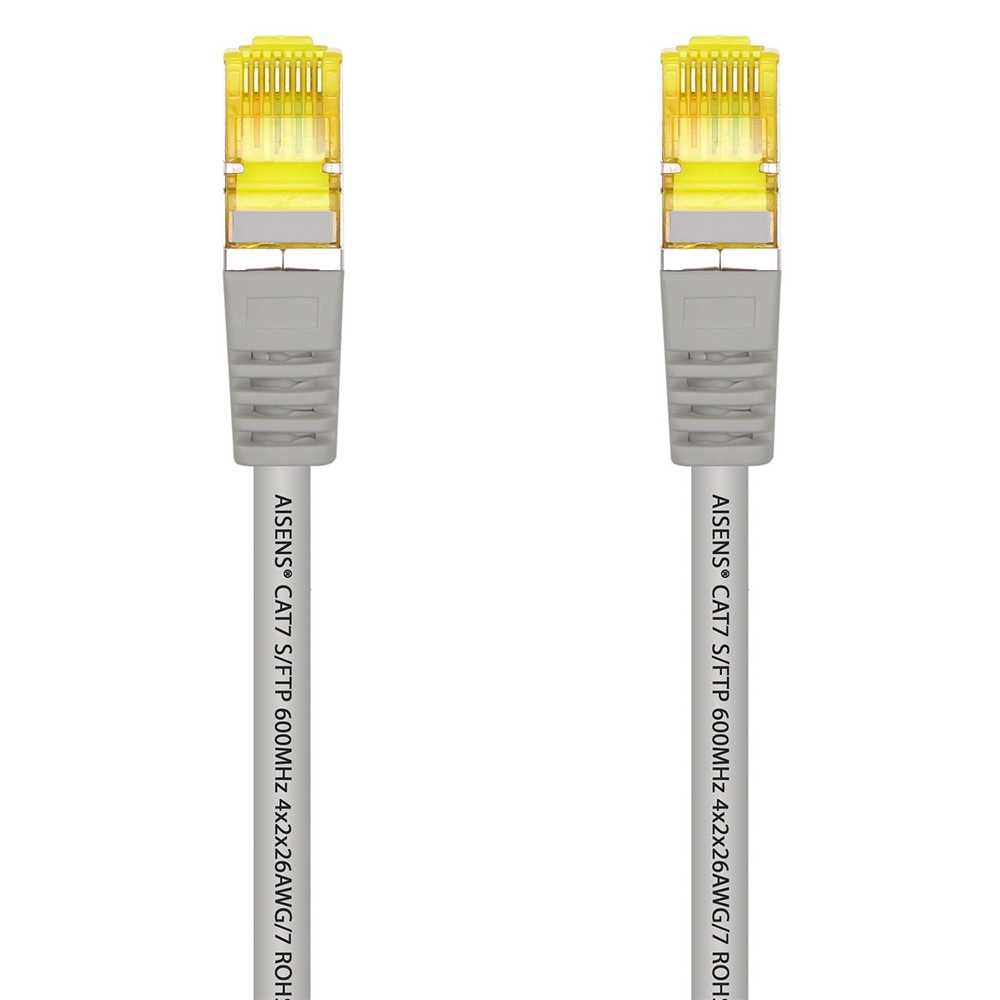 Aisens Cable de Red  Cat.7 600Mhz LSZH SFTP PIMF RJ45, Gris, 3m