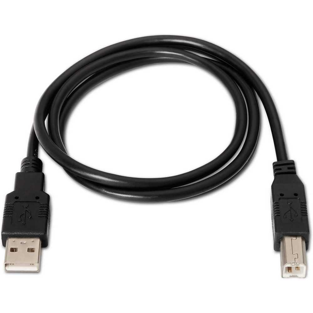 Aisens Cable USB 2.0 Impresora de 1 m, Color Negro