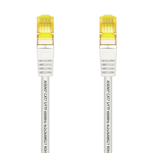 AISENS Cable de red Cat.7, 600 MHz S/FTP PIMF AWG26, Blanco, 2m
