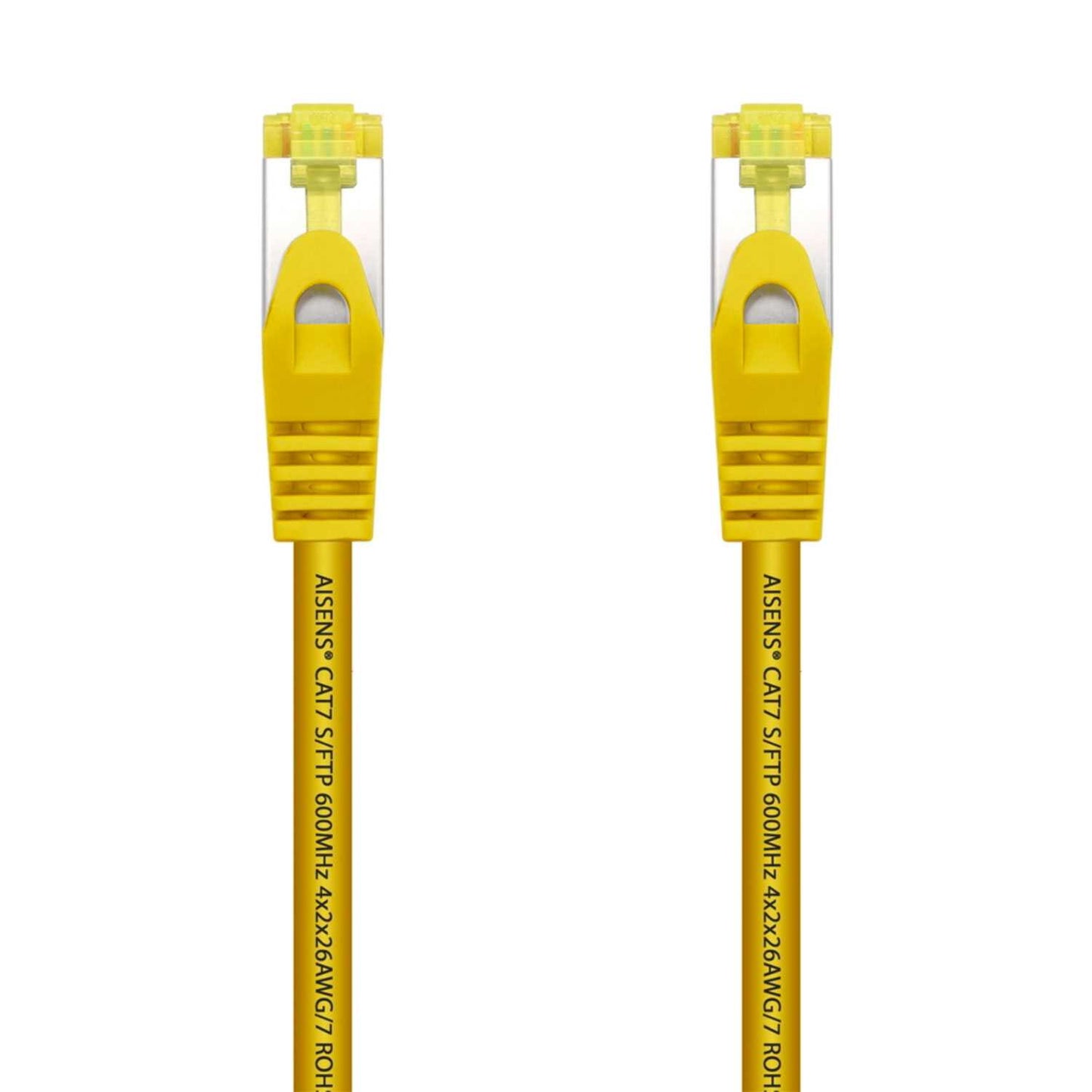 Aisens Cable de Red RJ45 LSZH Cat.7 600 MHz S/FTP PIMF AWG26, Amarillo, 2m