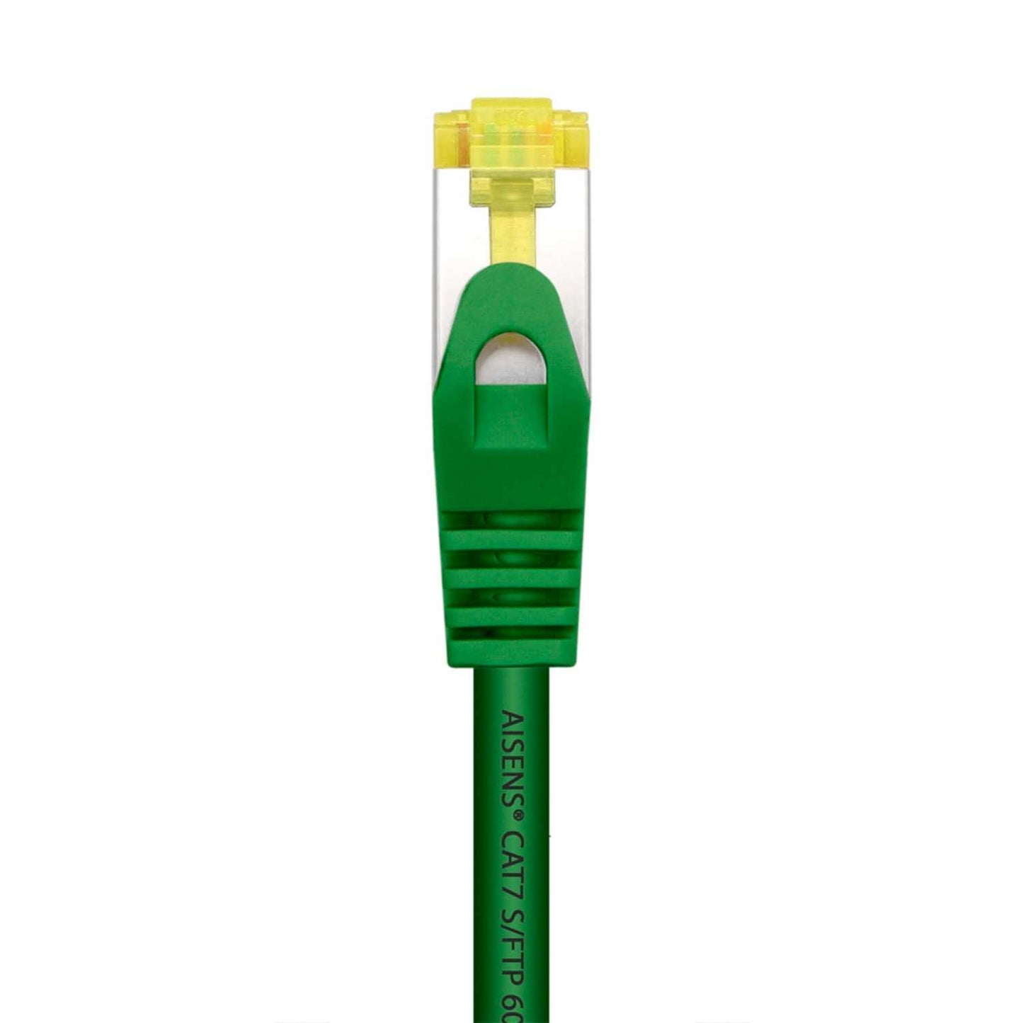 Aisens Cable de red latiguillo RJ45 LSZH Cat.7 600 MHz S/FTP PIMF AWG26, verde, 25cm